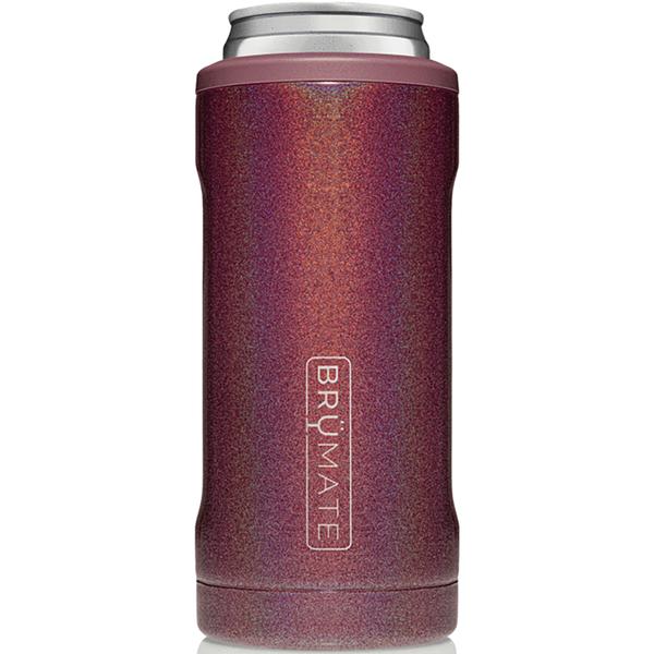 HOPSULATOR SLIM CAN COOLER GLITTERMERLOT