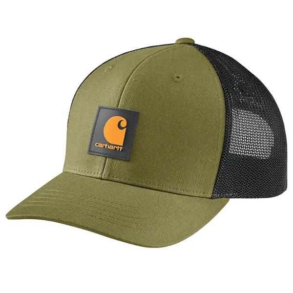 MEN'S RUGGED FLEX TWILL MESH-BACK LOGO PATCH CAP