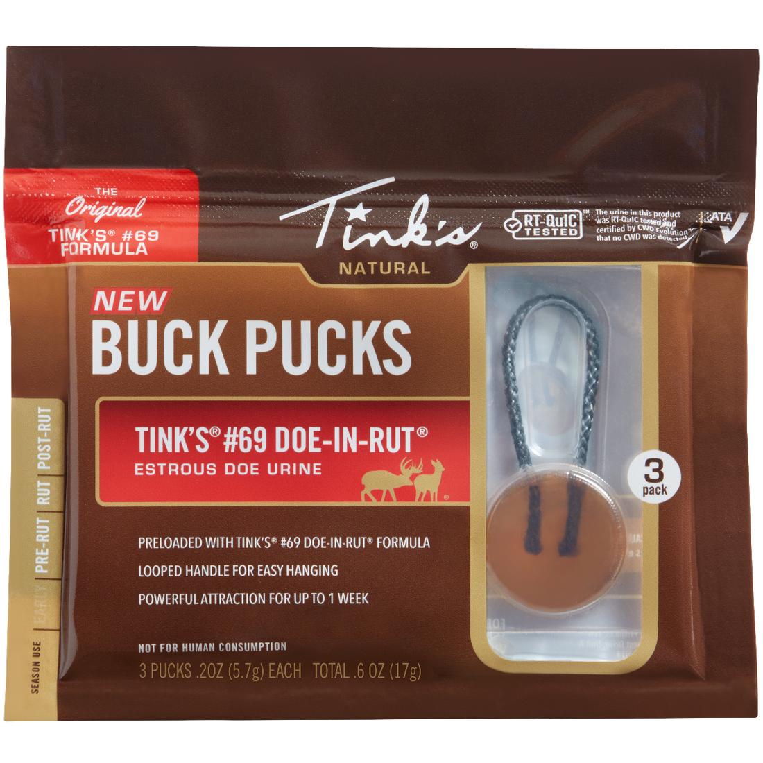 # 69 Buck Pucks Scent Hangers