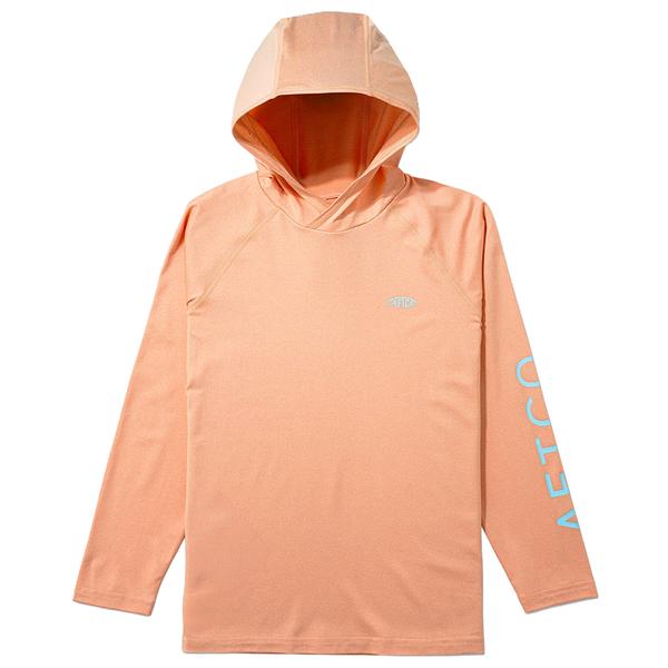 BOYS SAMURAI 2 PERFORMANCE HOODIE CORALSANDSHTHR