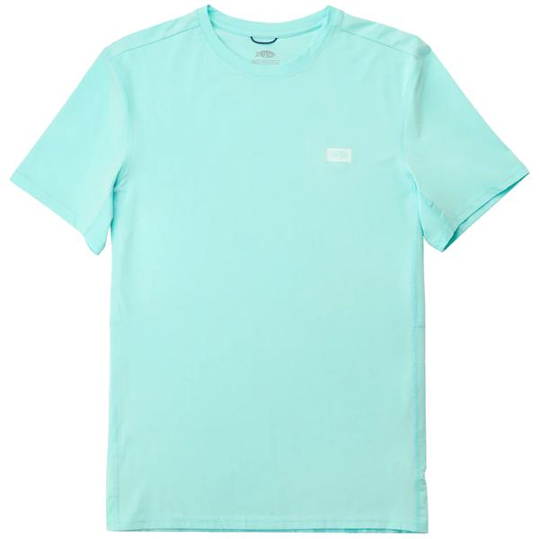 AIR O MESH S/S SHIRT SHORELINEBLUEHTHR