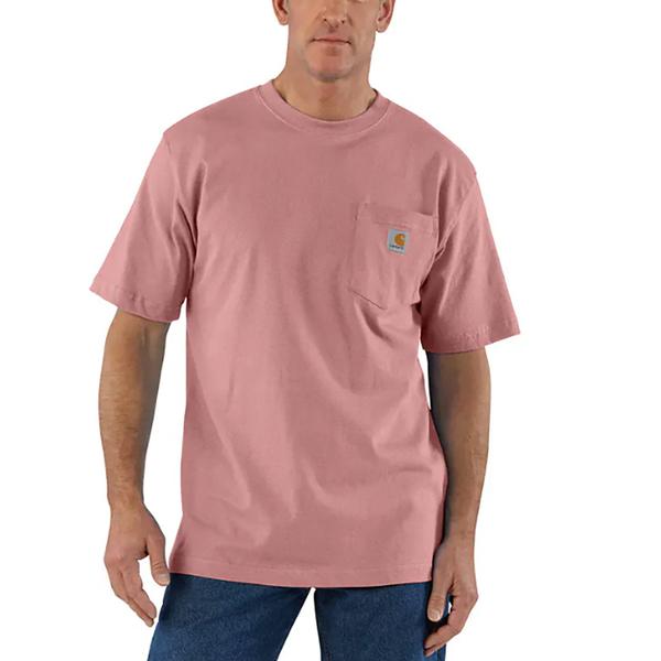 MEN`S WORKWEAR POCKET S/S T-SHIRT P55/ROSETINTHTHR