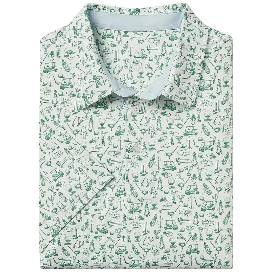 Men's Trapped In Printed Polo