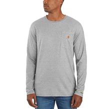 MENS FORCE RELAXED FIT MW LS POCKET TEE