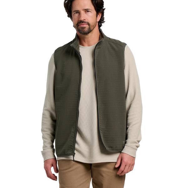 Men's Gridback Fleece Vest 534/DARKFOREST