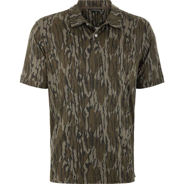 PERFORMANCE PRINT POLO 024/ORGBOTTOMLAND