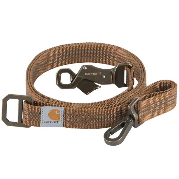 DOG LEASH CRTBROWN/BRASS