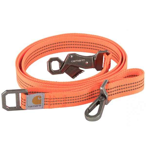 DOG LEASH ORANGE/NICKEL