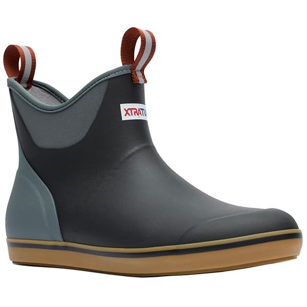 MENS 6`` ANKLE DECK BOOT BLACK/DEEPSTORM
