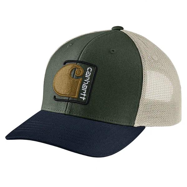 MEN'S CANVAS MESHBACK  C PATCH CAP