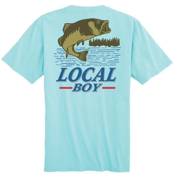 BAD BASS S/S TEE AQUA