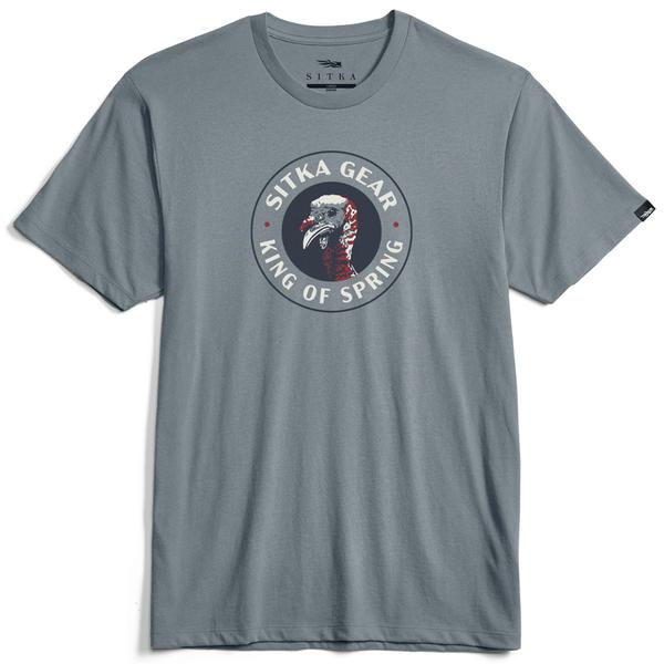 KING OF SPRING TEE BS/BLUESTONE