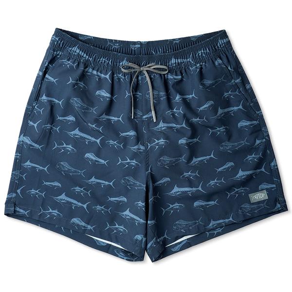 Strike Swim Shorts Print DEEPNAVY