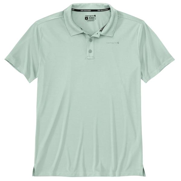 MEN'S FORCE SUN RELAXED FIT LW SS POLO GH4/BIGSKY