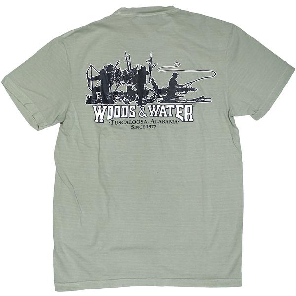 COMFORT COLORS WW TRIO 2 S/S PKT TEE BAY/NVY/W