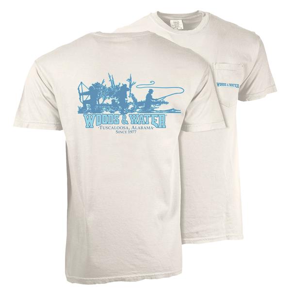 COMFORT COLORS WW TRIO 2 S/S PKT TEE IVORY/SKY/MINT