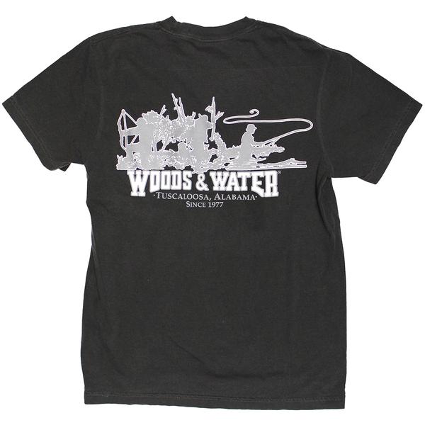 COMFORT COLORS WW TRIO 2 S/S PKT TEE PEPPER/GRY/W