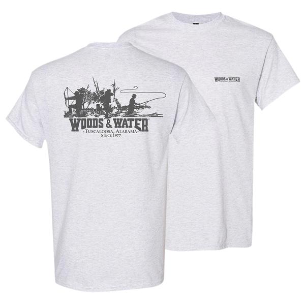 GILDAN SINGLE COLOR WW TRIO 1 S/S TEE ASHGREY/CHAR