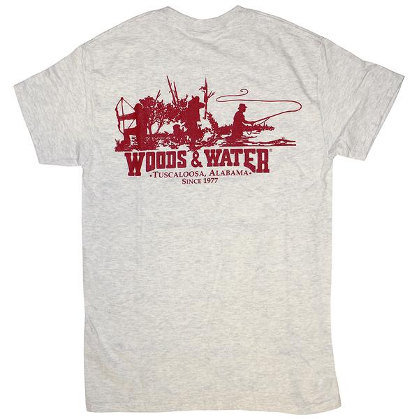 GILDAN SINGLE COLOR WW TRIO 1 S/S TEE ASHGREY/CRM