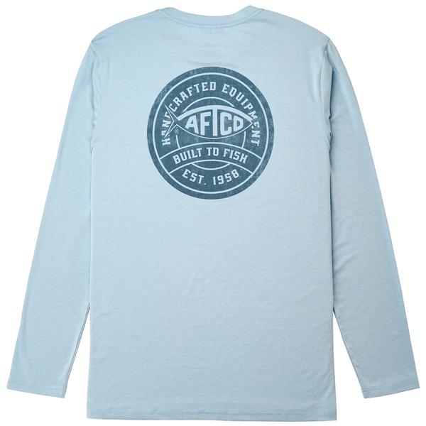 MEN'S OCEAN BOUND UPF L/S SHIRT DUSKHEATHER