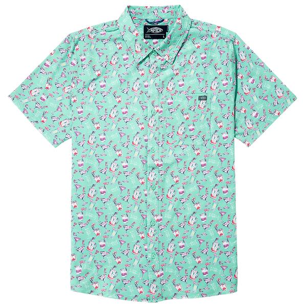 MEN'S BOATBAR S/S SHIRT AQUAGLASS