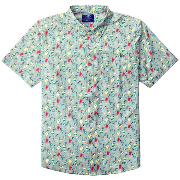 MEN'S BOATBAR S/S SHIRT GREY