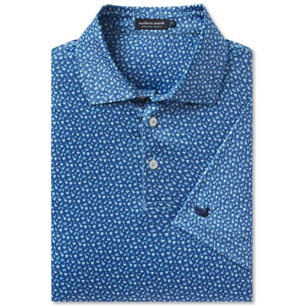 FLYLINE PERFORMANCE POLO SALT AND LIME