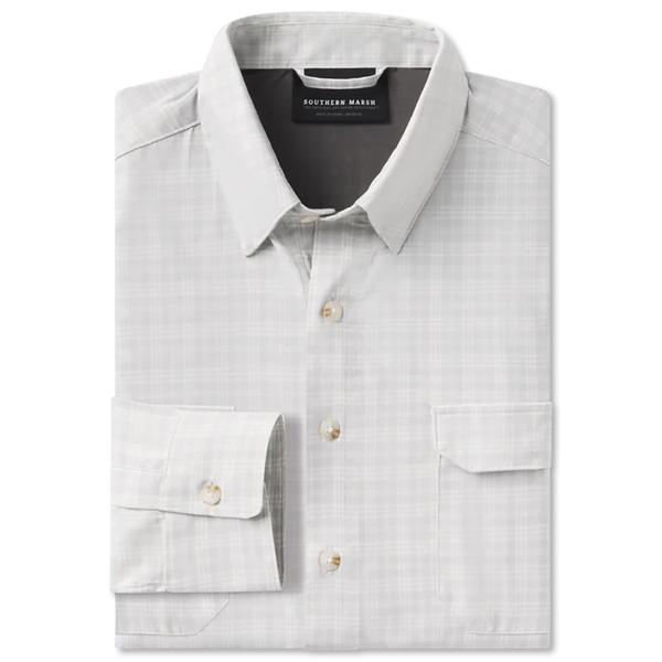 L/S MERIDA MAR PERFORMANCE SHIRT LIGHTGREY