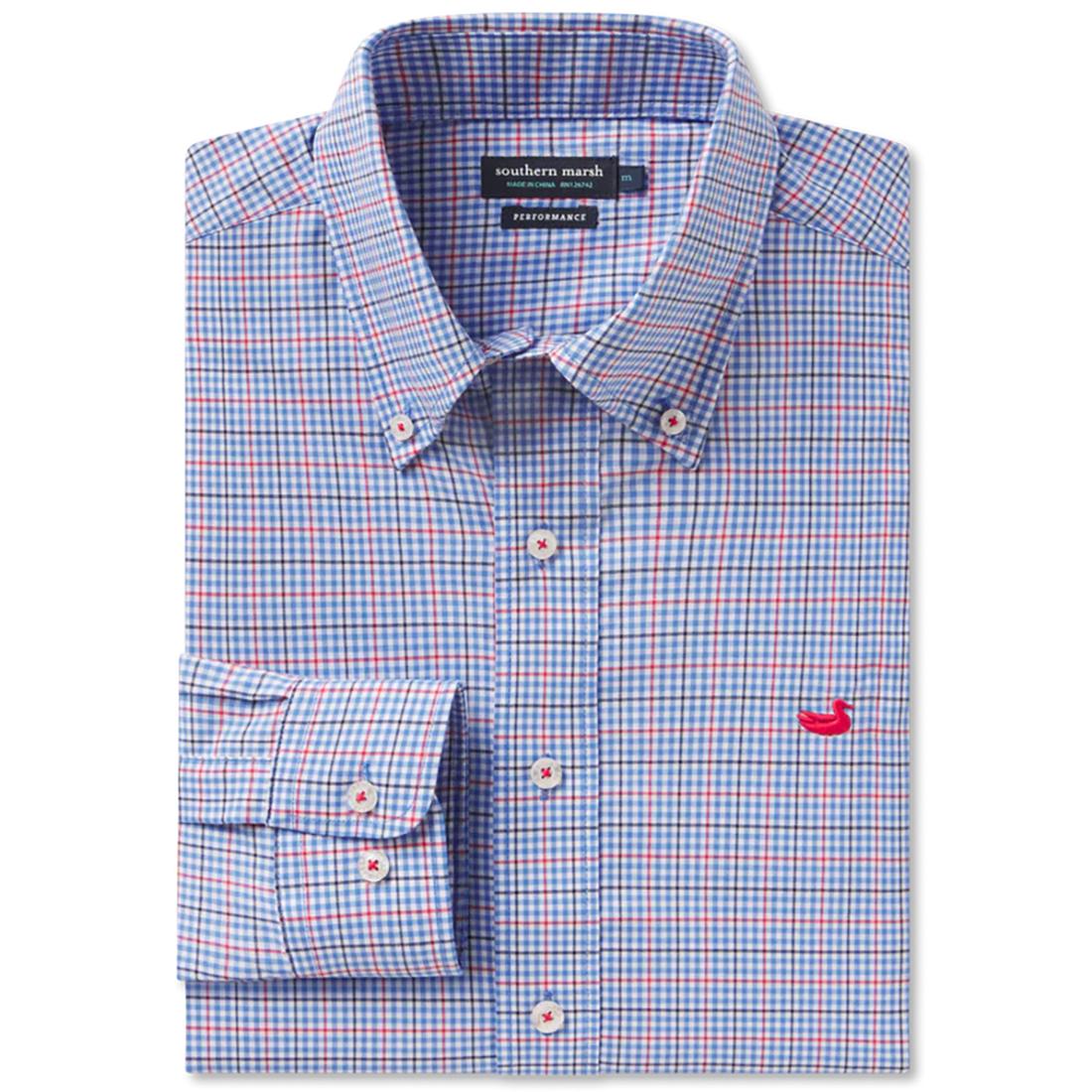 Dyer Performance Gingham Dress Shirt