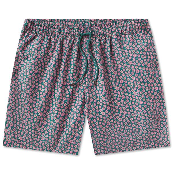 HARBOR SWIM TRUNK AZALEA WAY NAVY/CHAMPIONSGREEN