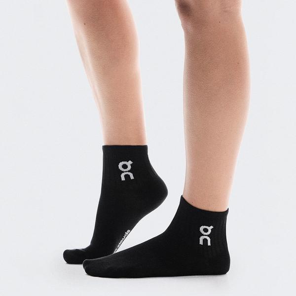 UNISEX LOGO SOCK MID 3 PACK BLACK