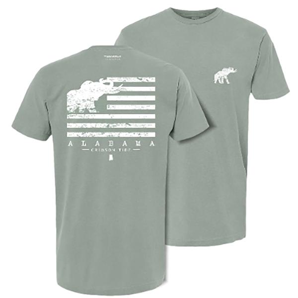 ELEPHANT FLAG MO S/S TEE BAY