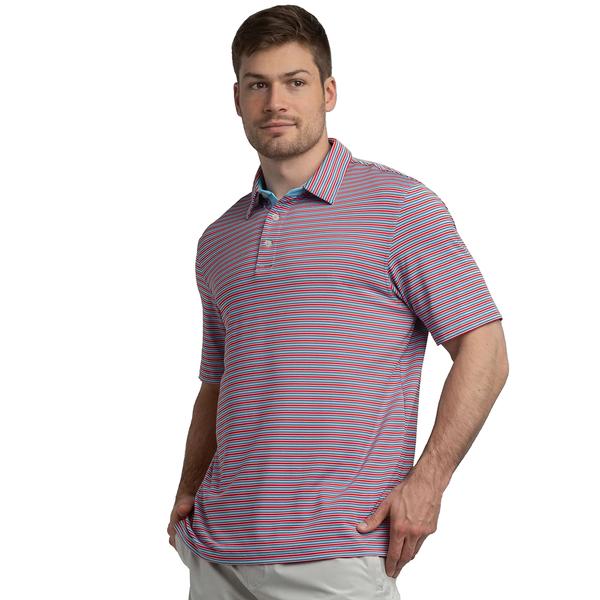 SCOREBOARD STRIPE POLO 1779/GROVE