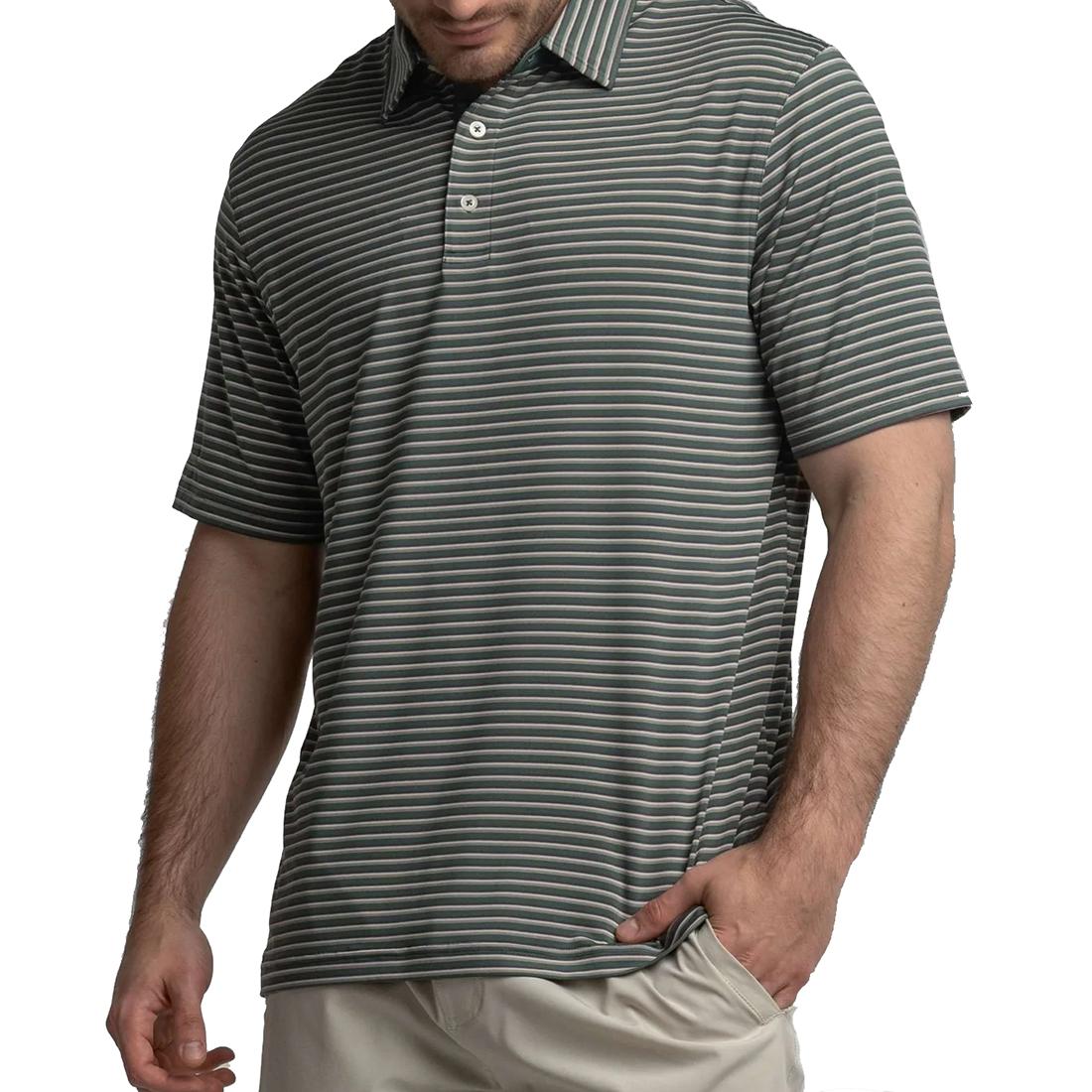 Crestline Stripe Polo