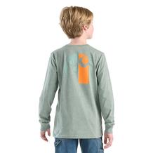 YOUTH LONG SLEEVE DEER C POCKET T-SHIRT