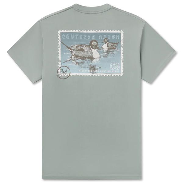 DUCKSTAMP PINTAIL TEE BURNTSAGE