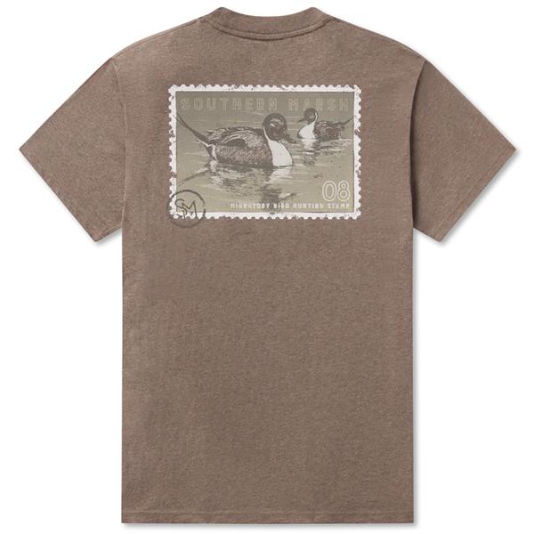 DUCKSTAMP PINTAIL TEE WASHEDDARKSHALE