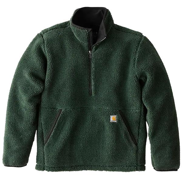 MEN'S LOOSE FIT FLEECE PULLOVER GI5/FORESTRYGREEN