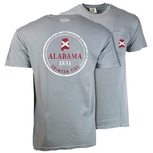CIRCLE BADGE 2.2 CC S/S TEE GRANITE