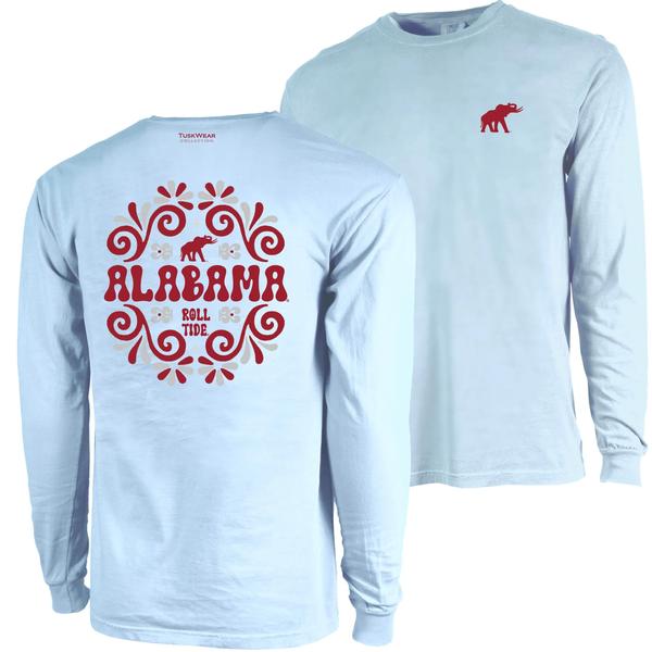 PSYCHEDELIC RT CC L/S TEE HYDRANGEA