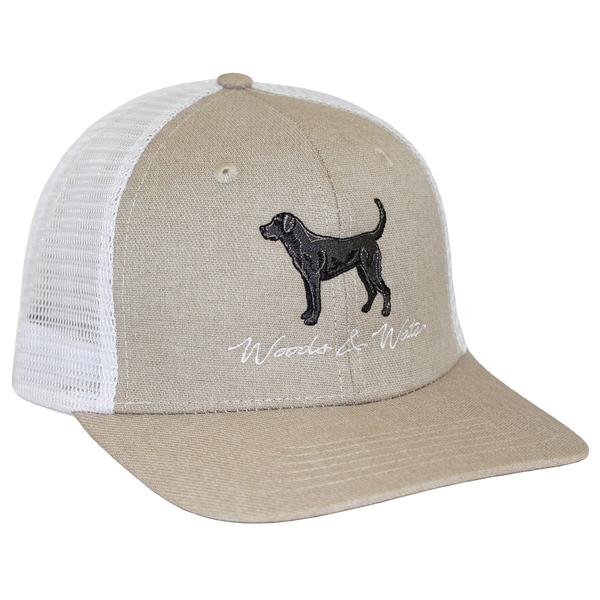 BLACK LAB WNW SLATE HAT KHAKI/WHITE/WHITE