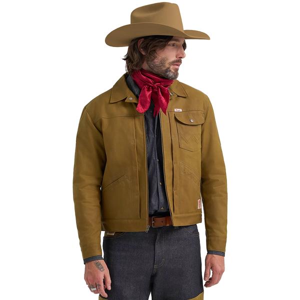 MEN'S Filson X Wrangler Adventure Jacket TAN/REDLINING