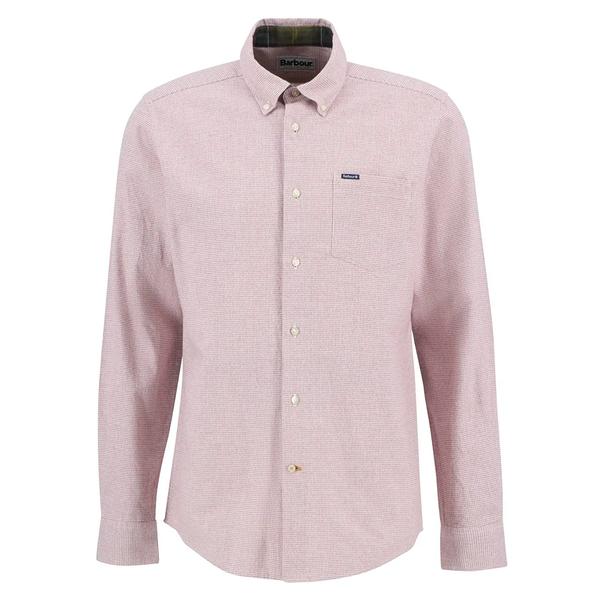 MEN'S TURNER TAILORED HOUNDSTOOTH SHIRT PI77/EARTHPINK