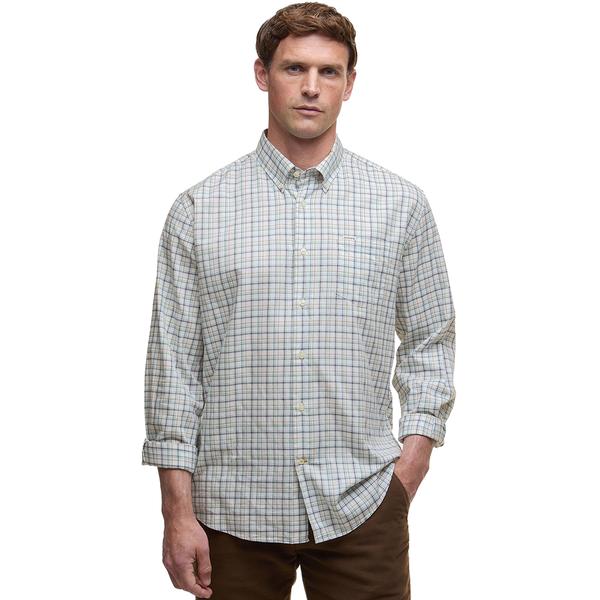 ASHTON REGULAR TATTERSALL SHIRT GN52/MALLARDGREEN