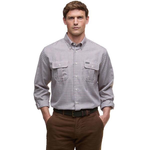 MEN'S FENN REGULAR THERMO WEAVE GINGHAM RE61/FIREDBRICK
