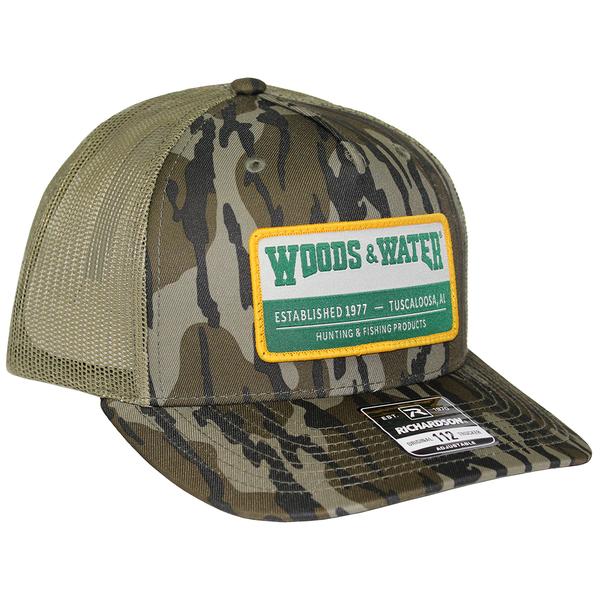 FEED STORE DESIGN #2 RECTANGLE WOVEN PATCH BOTTOMLAND/LODEN