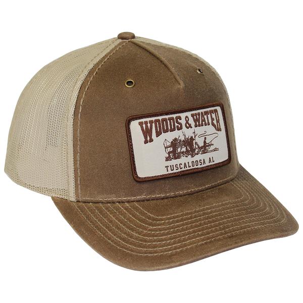 WOODS N WATER TRIO RECTANGLE WOVEN PATCH BUCK/KHAKI