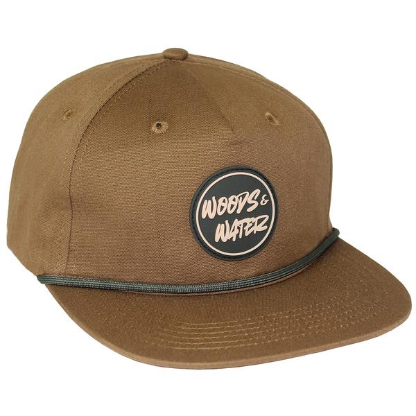 WOODS N WATER CIRCLE PATCH HAT GOATROPE/TOBACCO