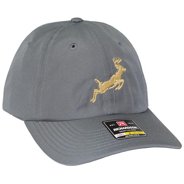 WOODS N WATER JUMPING DEER SOLIDCHARCOAL