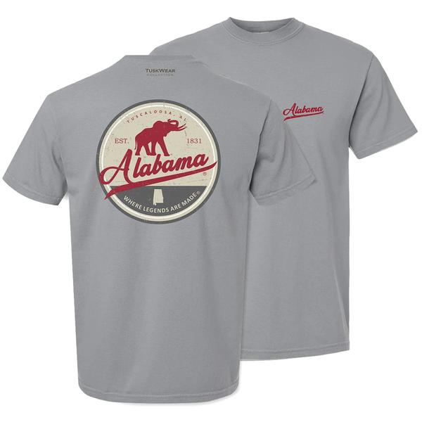ALABAMA LEGENDS CC S/S TEE GRANITE